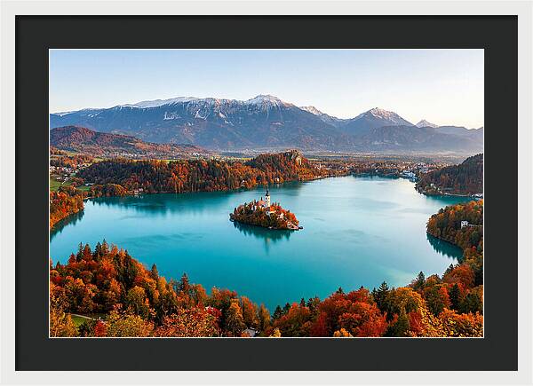 Lake Bled In Autumn Splendor