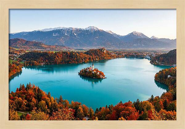 Lake Bled In Autumn Splendor