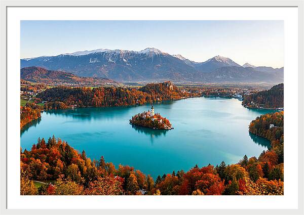 Lake Bled In Autumn Splendor