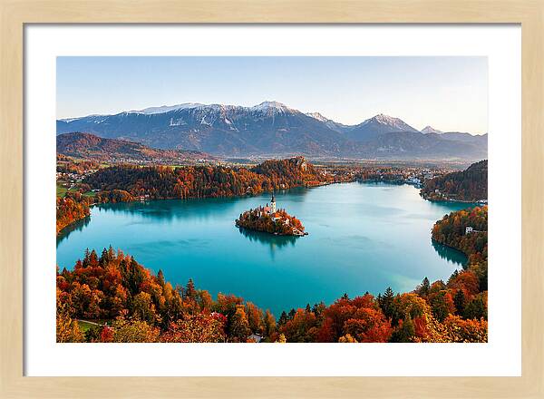 Lake Bled In Autumn Splendor