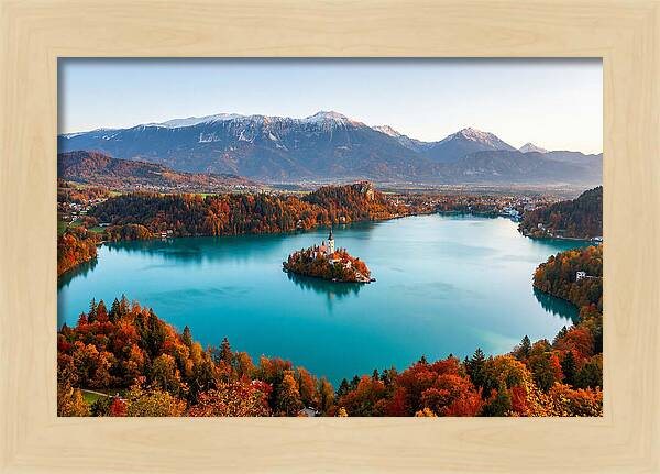 Lake Bled In Autumn Splendor