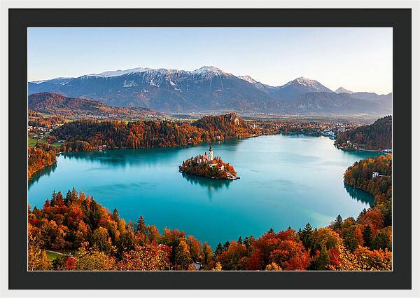 Lake Bled In Autumn Splendor