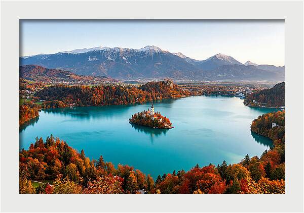 Lake Bled In Autumn Splendor