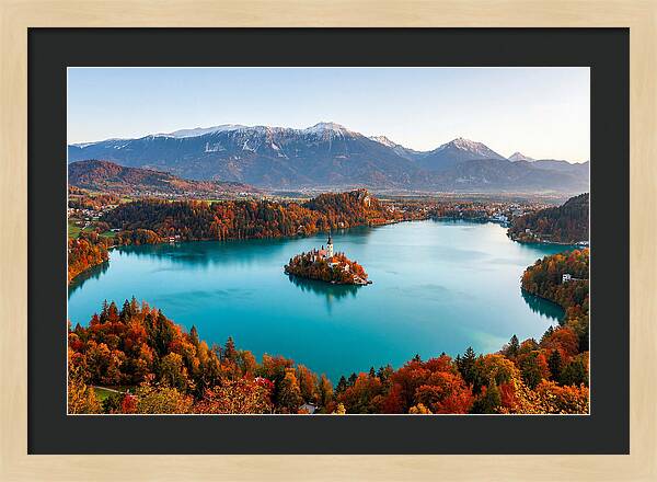Lake Bled In Autumn Splendor