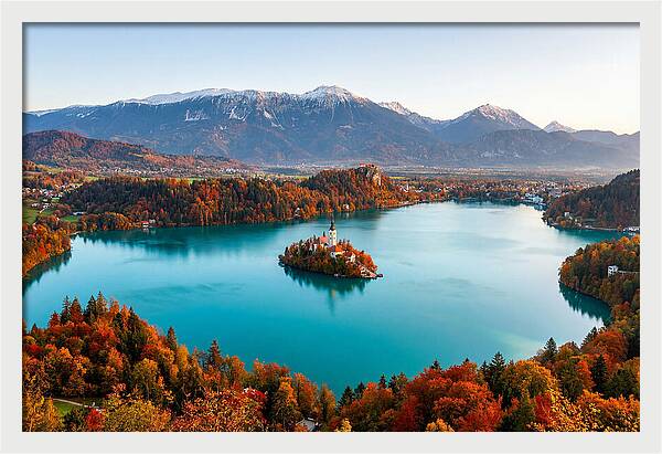 Lake Bled In Autumn Splendor