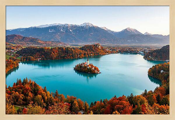 Lake Bled In Autumn Splendor