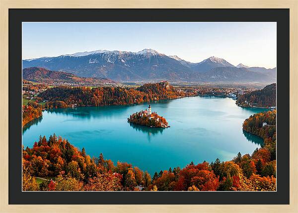 Lake Bled In Autumn Splendor