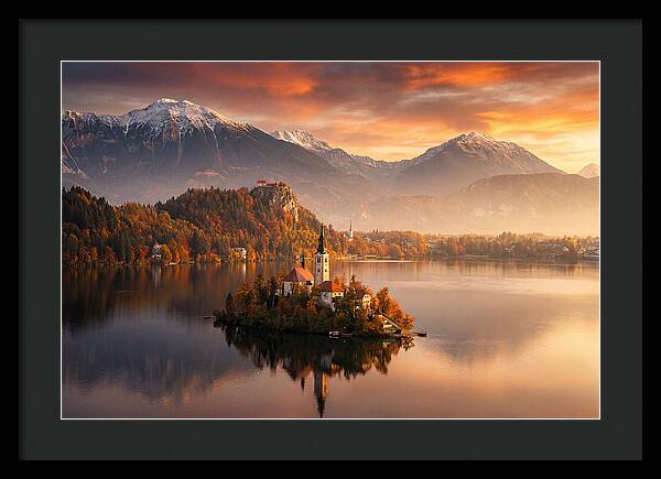 Lake Bled Serenity At Dusk