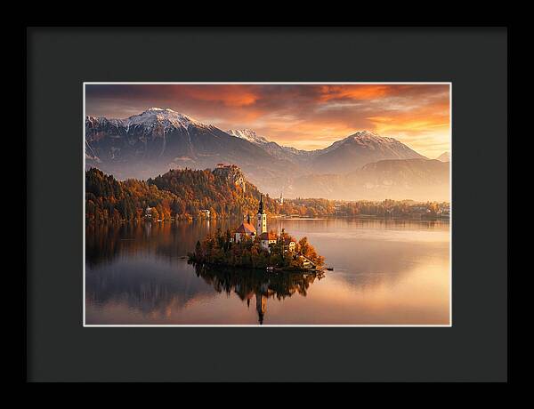 Lake Bled Serenity At Dusk