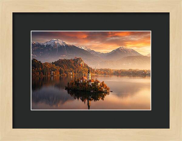 Lake Bled Serenity At Dusk