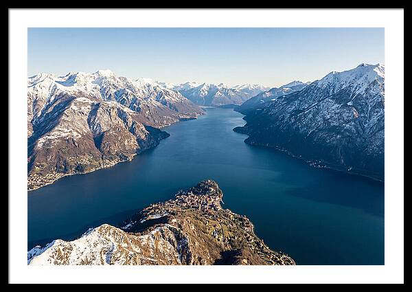 Lake Como From Above Bellagio