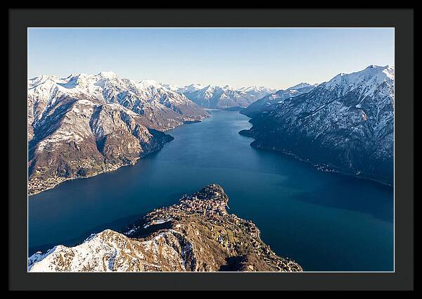 Lake Como From Above Bellagio