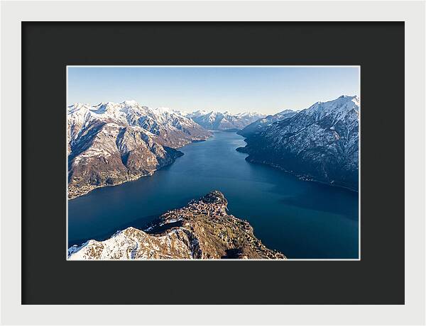 Lake Como From Above Bellagio