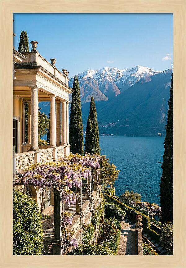 Lake Como From The Villa Balbianello Gardens