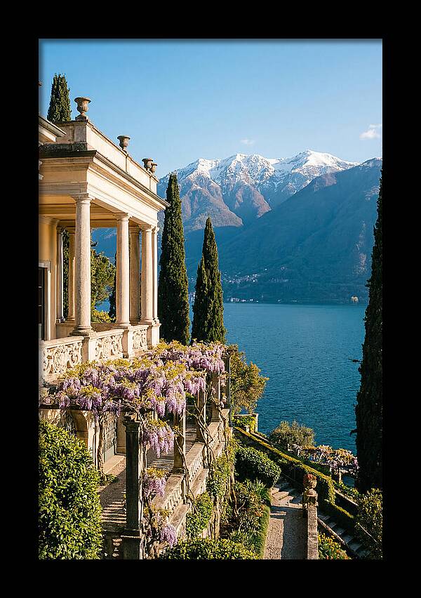 Lake Como From The Villa Balbianello Gardens