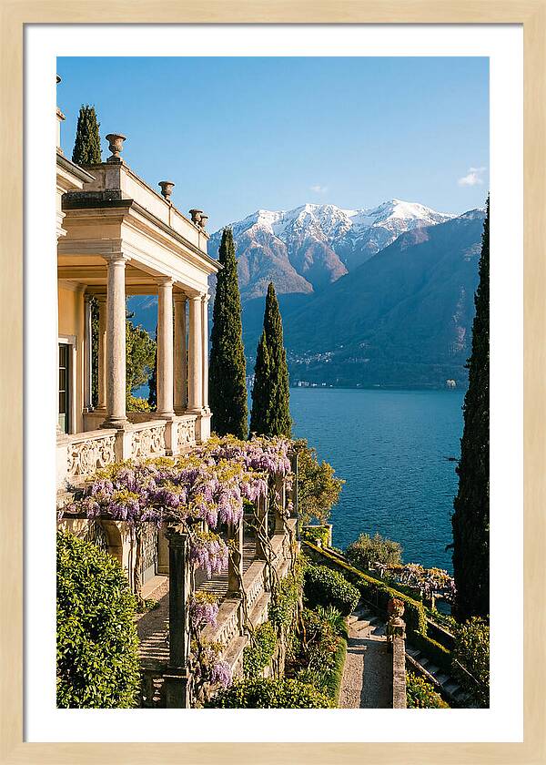 Lake Como From The Villa Balbianello Gardens