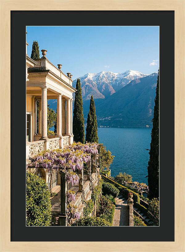 Lake Como From The Villa Balbianello Gardens
