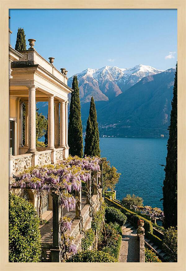 Lake Como From The Villa Balbianello Gardens