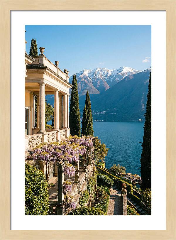 Lake Como From The Villa Balbianello Gardens