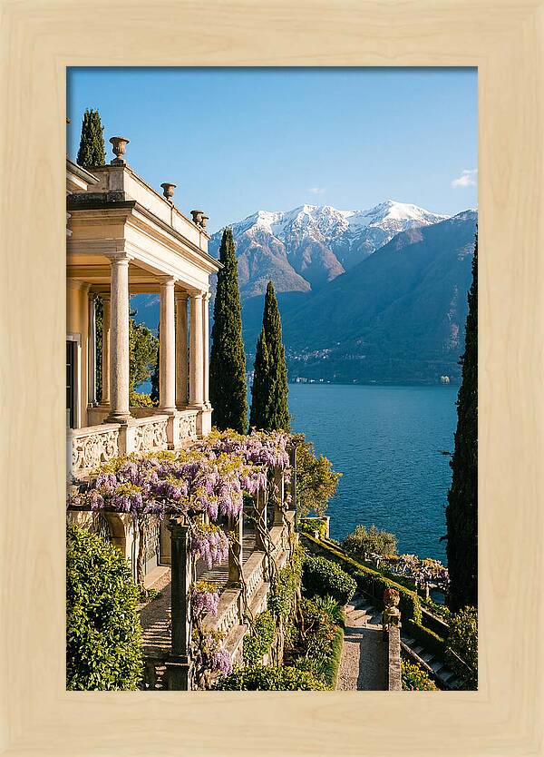 Lake Como From The Villa Balbianello Gardens