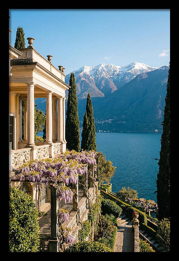 Lake Como From The Villa Balbianello Gardens