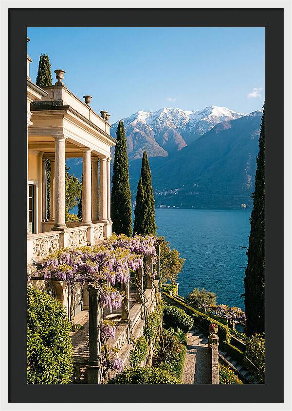 Lake Como From The Villa Balbianello Gardens