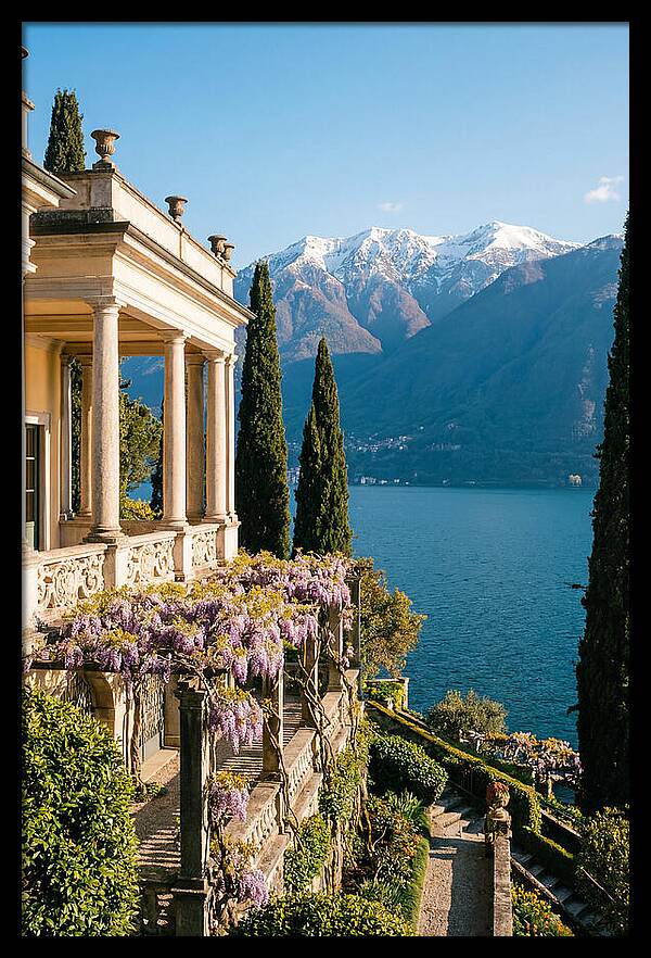 Lake Como From The Villa Balbianello Gardens