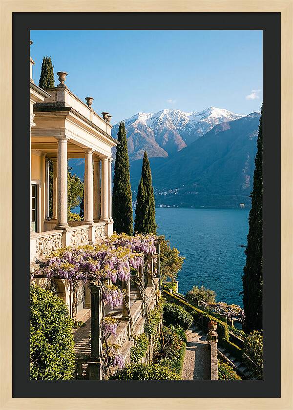 Lake Como From The Villa Balbianello Gardens