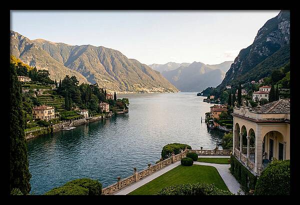 Lake Como From Villa Balbianello