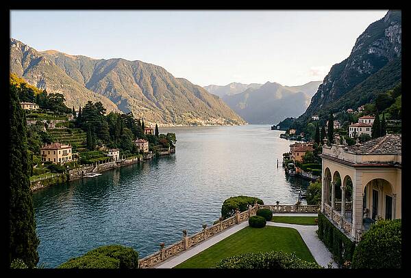 Lake Como From Villa Balbianello