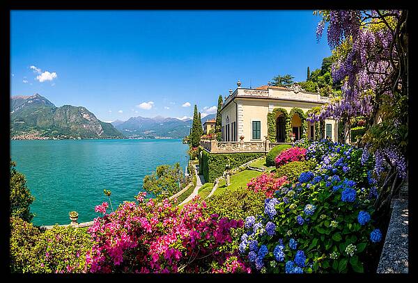 Lake Como From Villa Balbianello Gardens