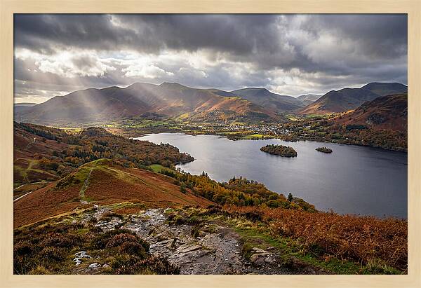 Lake District From Catbells Ridge