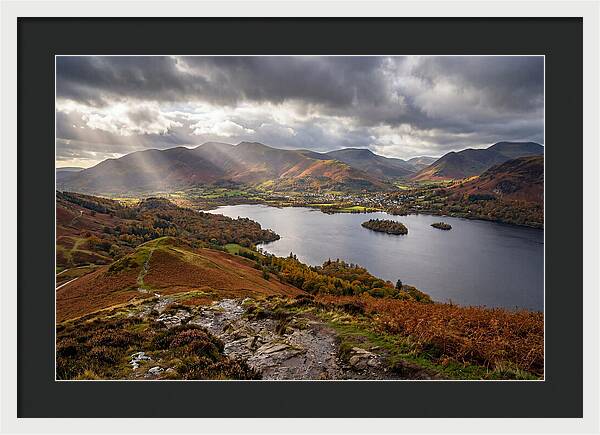 Lake District From Catbells Ridge