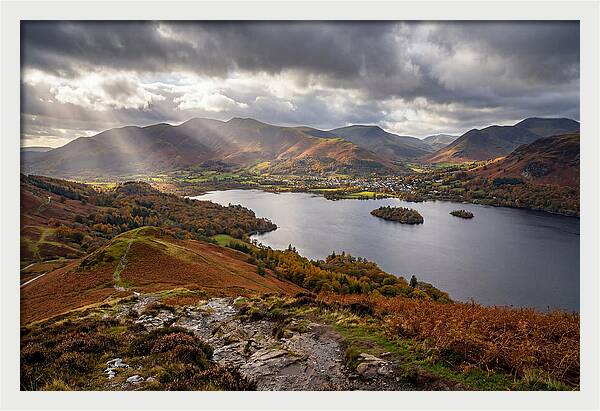 Lake District From Catbells Ridge