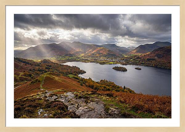 Lake District From Catbells Ridge
