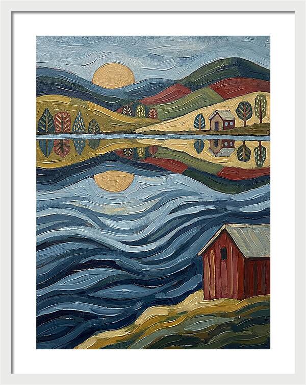 Lake Landscape Serenity