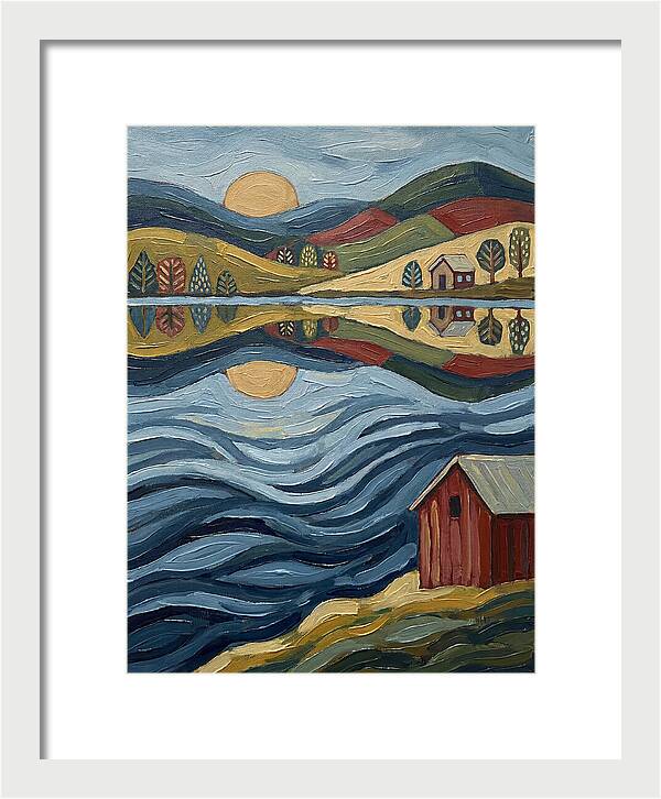 Lake Landscape Serenity