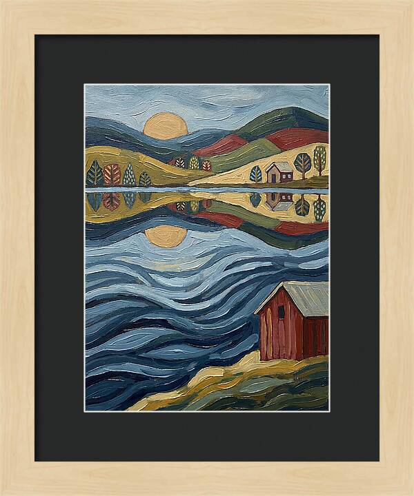 Lake Landscape Serenity