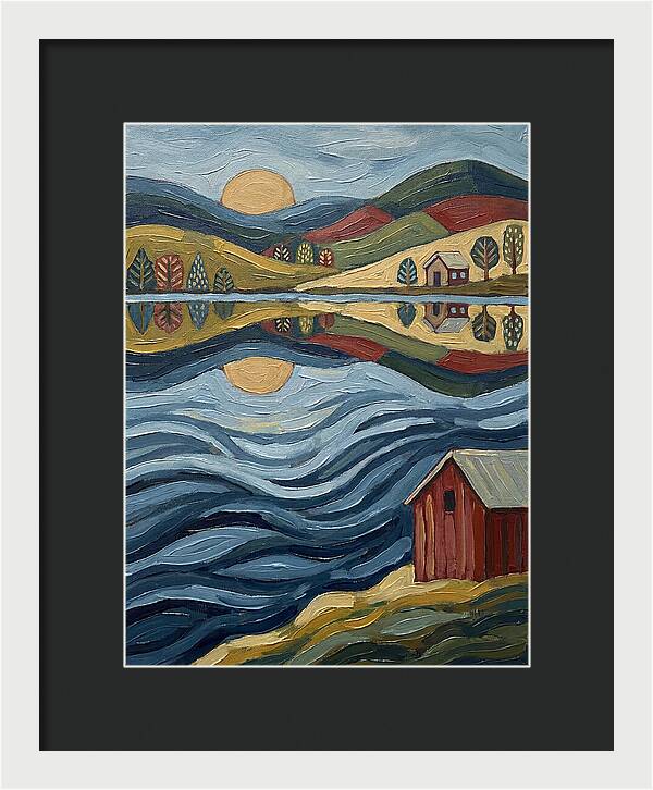 Lake Landscape Serenity