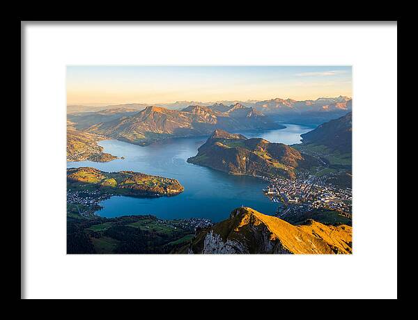 Lake Lucerne From Pilatus Summit