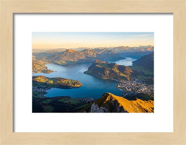 Lake Lucerne From Pilatus Summit
