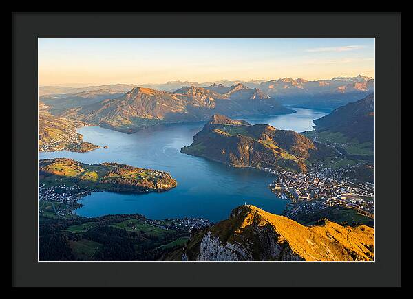 Lake Lucerne From Pilatus Summit