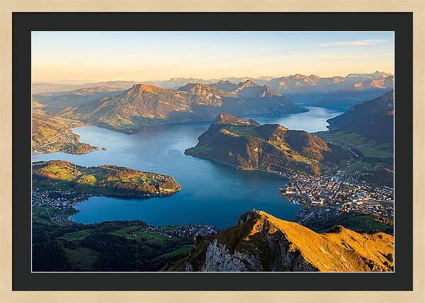 Lake Lucerne From Pilatus Summit