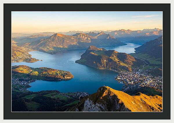 Lake Lucerne From Pilatus Summit