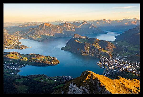 Lake Lucerne From Pilatus Summit