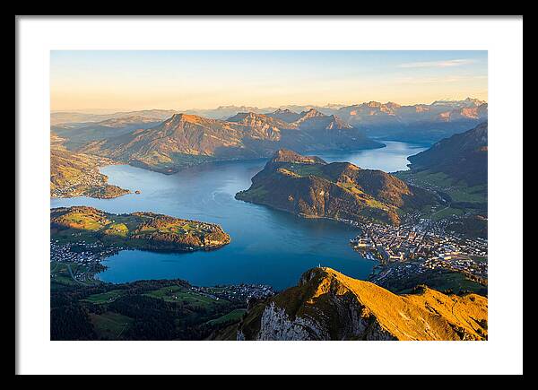 Lake Lucerne From Pilatus Summit