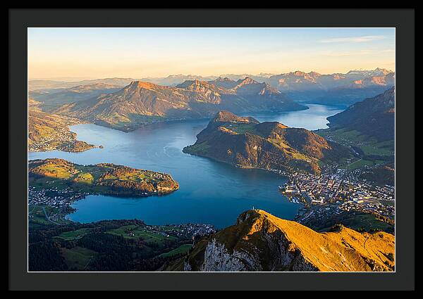 Lake Lucerne From Pilatus Summit