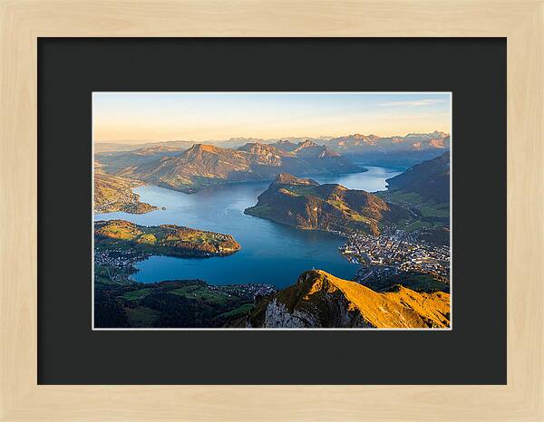 Lake Lucerne From Pilatus Summit
