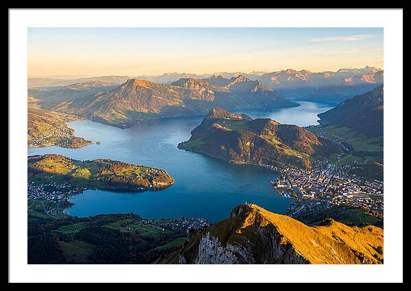 Lake Lucerne From Pilatus Summit