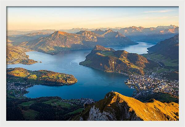 Lake Lucerne From Pilatus Summit